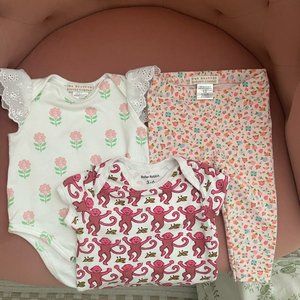 Beaufort Bonnet + Roller Rabbit Bundle 3-6 Months